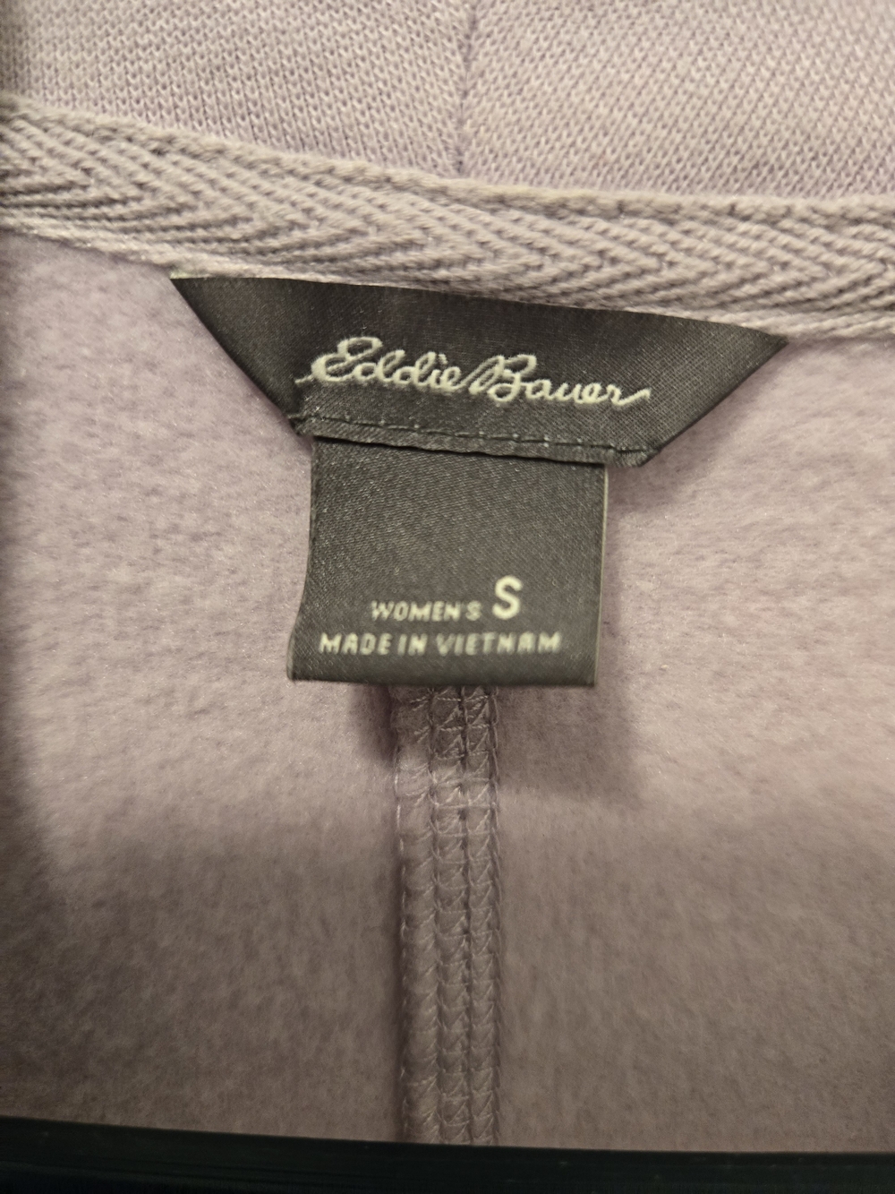 Eddie Bauer Lilac Open-Front Shawl Collar Cardigan - Picture 4 of 4